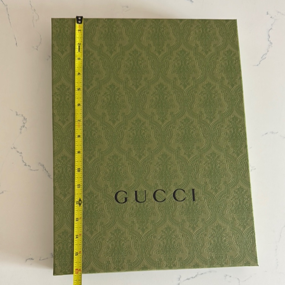 Gucci Olive Embossed Box